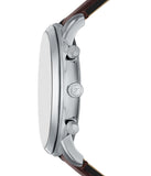Fossil Men's Neutra Chronograph Brown Leather Watch