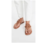 Tory Burch Women Miller Thong Sandals  Tan  9 Medium US