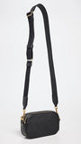Tory Burch Women's Miller Mini Crossbody Bag, Black, One Size