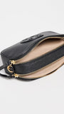 Tory Burch Women's Miller Mini Crossbody Bag, Black, One Size