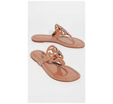 Tory Burch Women Miller Thong Sandals  Tan  7.5 Medium US