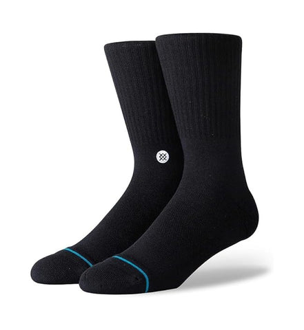 Stance Icon Classic Casual Crew Socks 3-Pack, Cotton Blend and Cushioning Arch Support