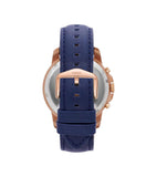 Fossil Men's Grant Quartz Stainless Steel and Leather Chronograph Watch
