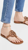 Tory Burch Women's Miller Sandals, Vintage Vachetta, Brown, Tan, 5 Medium US