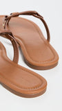 Tory Burch Women's Miller Sandals, Vintage Vachetta, Brown, Tan, 5 Medium US