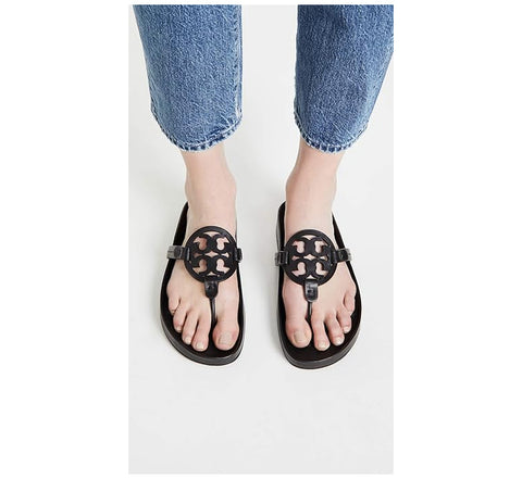 Tory Burch Women Miller Cloud Sandals  Perfect Black  8.5 Medium US