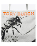 Tory Burch Large Ella Shoulder Tote Bag (Prismatic Logo)