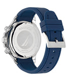 Nautica Men's NST Chrono Blue Silicone Strap Watch