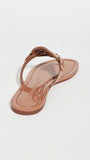 Tory Burch Women's Miller Thong Sandals, Tan, 5.5 Medium US