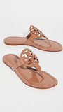 Tory Burch Women's Miller Thong Sandals, Tan, 5.5 Medium US