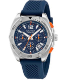 Nautica Men's Tin Can Bay Chrono Stainless Steel