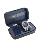 Nautica Men's Tin Can Bay Chrono Stainless Steel