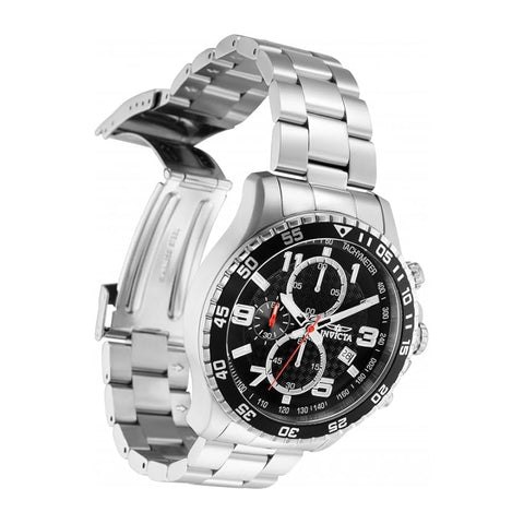 Invicta Men's 14875 Specialty Chronograph Black Textured Dial Stainless Steel Watch