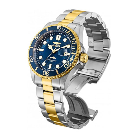Invicta Mens Pro Diver Quartz Watch, Two Tone, 30021