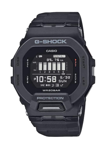 G-Shock GBD-200-1, Men's Watch, Square, Black Dial