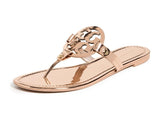 Tory Burch Women's Miller Sandals, Rose Gold, 9 Medium US