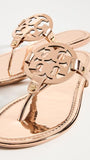 Tory Burch Women's Miller Sandals, Rose Gold, 9 Medium US