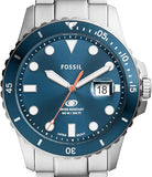 Fossil Men's Blue Quartz Stainless Steel Three-Hand Watch