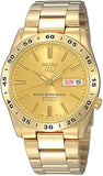 Sieko Men's SNKE06 Stainless Steel Analog with Gold Dial Watch