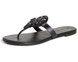 Tory Burch Women's Miller Thong Sandals, Perfect Black, 7 Medium US