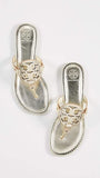 Tory Burch Women's Miller Thong Sandals, Spark Gold, 5.5 Medium US