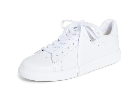 Tory Burch Women's Howell Court Sneakers, Titanium White/Titanium White, 8 Medium US