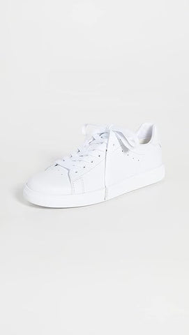 Tory Burch Women's Howell Court Sneakers, Titanium White/Titanium White, 8 Medium US