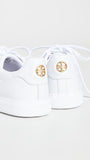 Tory Burch Women's Howell Court Sneakers, Titanium White/Titanium White, 8 Medium US