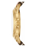 Tory Burch Women s The Miller Brown Braided Leather Watch