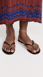 Tory Burch Women's Classic Flip Flops, Perfect Black, 8 Medium US