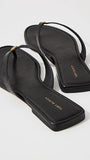 Tory Burch Women's Classic Flip Flops, Perfect Black, 8 Medium US