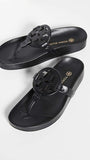 Tory Burch Women's Miller Cloud Sandals, Perfect Black, 9.5 Medium US