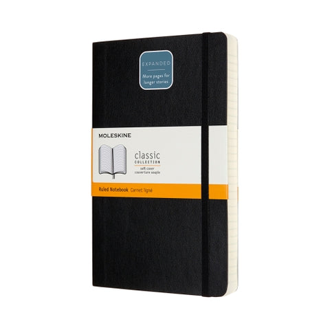 Moleskine Notebook Classic Notebook Expanded (400 Pages) Softcover